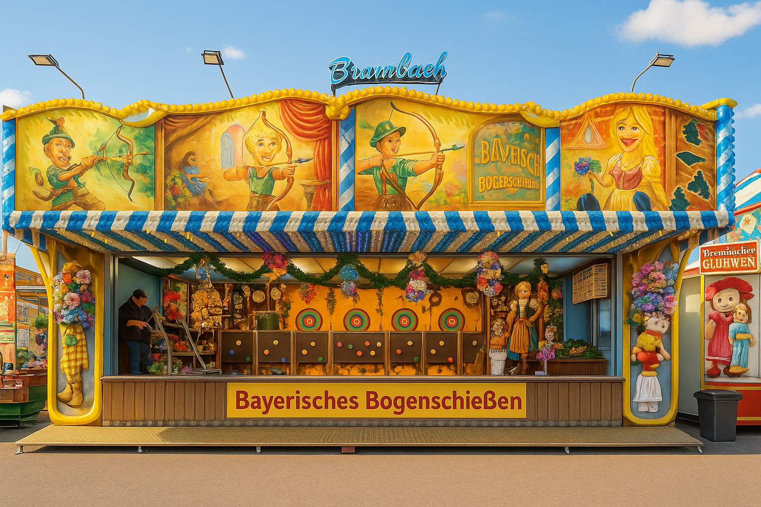 Brambacher Volksfest am Tag